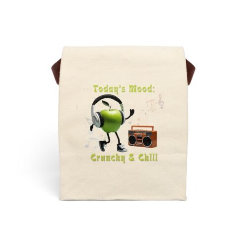 Today's Mood Crunchy & Chill - Canvas Lunch Bag