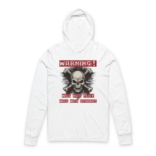 Warning Skull Crossbone - Unisex Hoodie