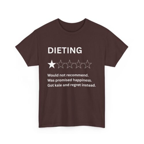 1 Star Review Dieting - Unisex T-Shirt
