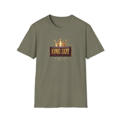King Size Crown Unisex Softstyle T-Shirt, Funny Gift for Him, Dad Shirt