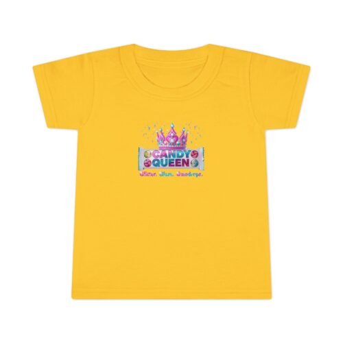 Candy Queen Toddler T-Shirt Glitter Glam Gumdrops Kids Family Matching Tee